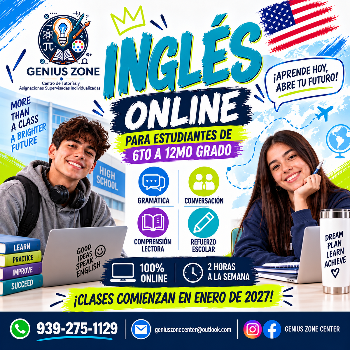 Inglés Online para Jóvenes (enero a mayo 2027)